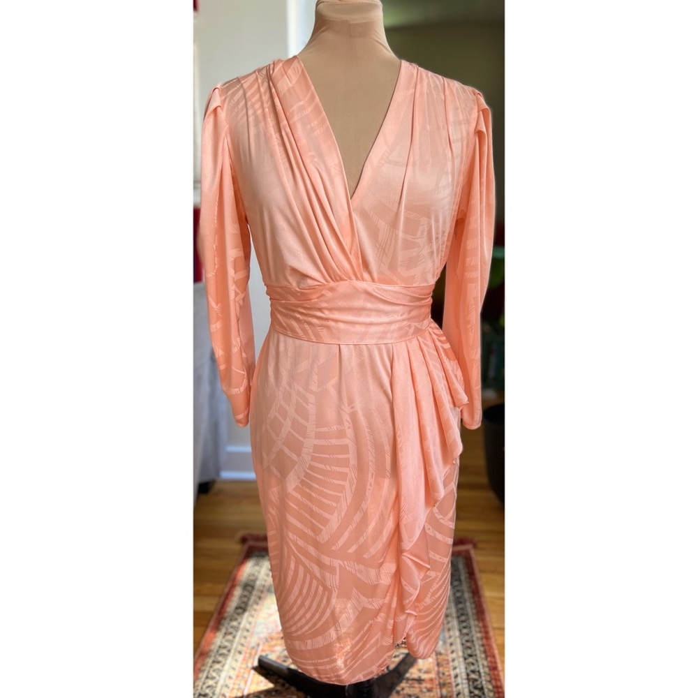 Vintage 1980’s Peach Gown